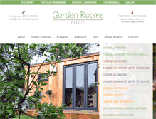 Tablet Screenshot of gardenroomsdirect.co.uk